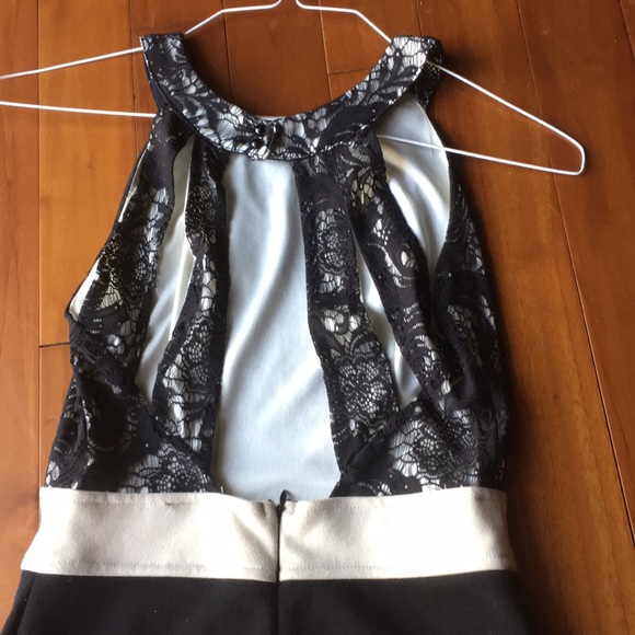 Black and cream dress - Picture 4 of 5